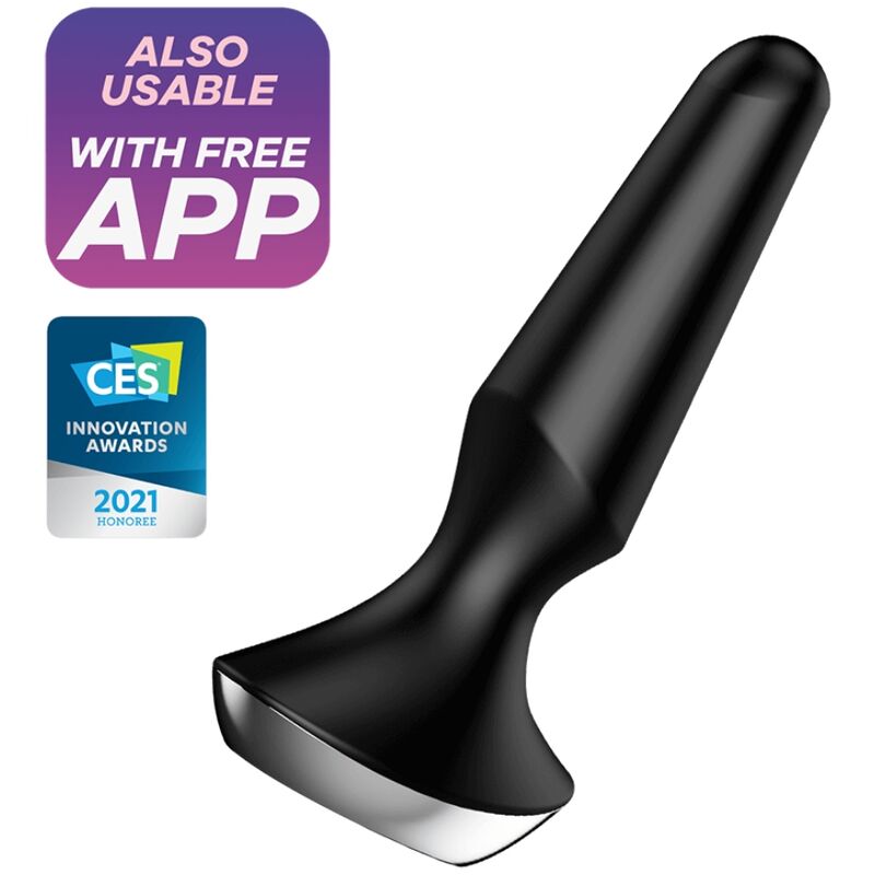 Satisfyer - Vibrador Plug Ilicious 2 Plug Preto