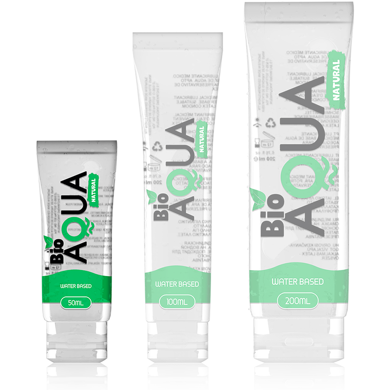 BIOAQUA - LUBRIFICANTE INGREDIENTES NATURAIS BASE ÁGUA 50 ML