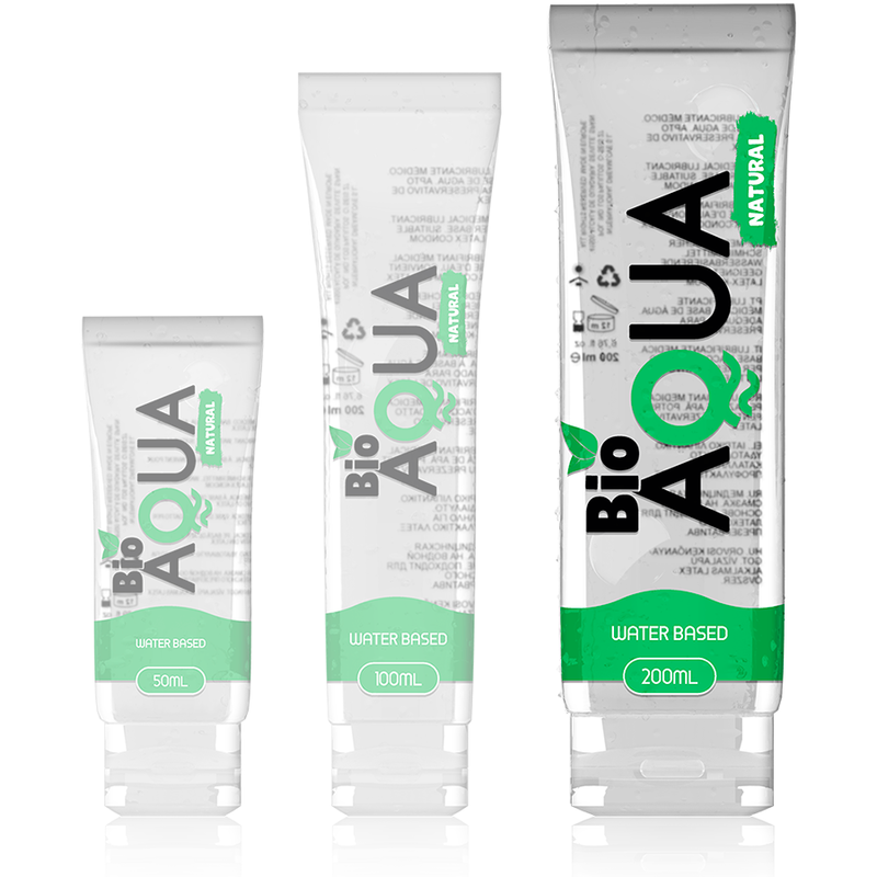 BIOAQUA - LUBRIFICANTE INGREDIENTES NATURAIS BASE ÁGUA 200 ML