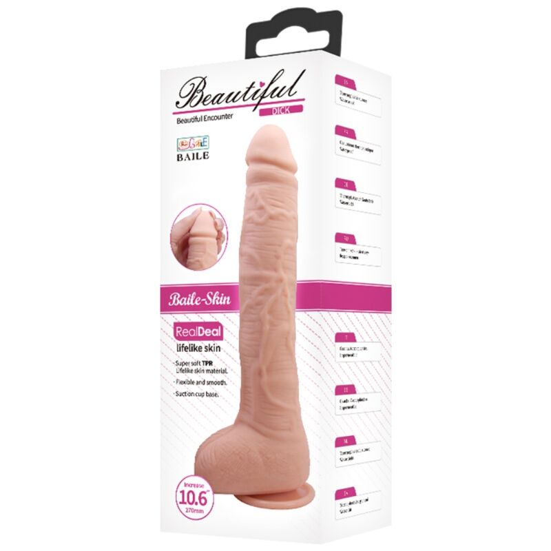 BAILE - DILDO REALISTA FLEXÍVEL