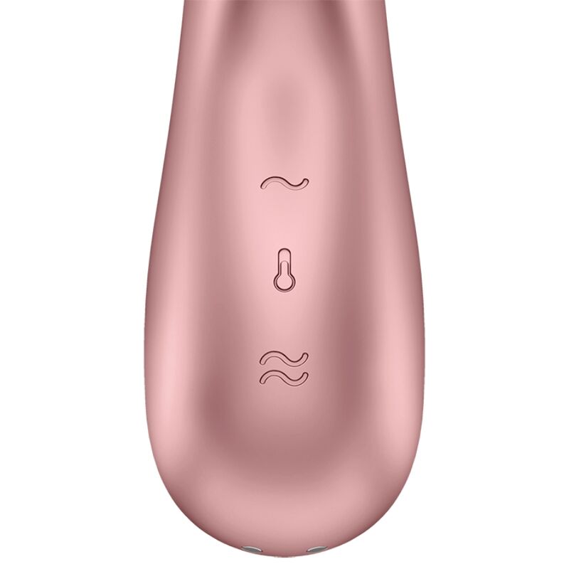SATISFYER - HOT LOVER VIBRADOR ROSA & BEGE