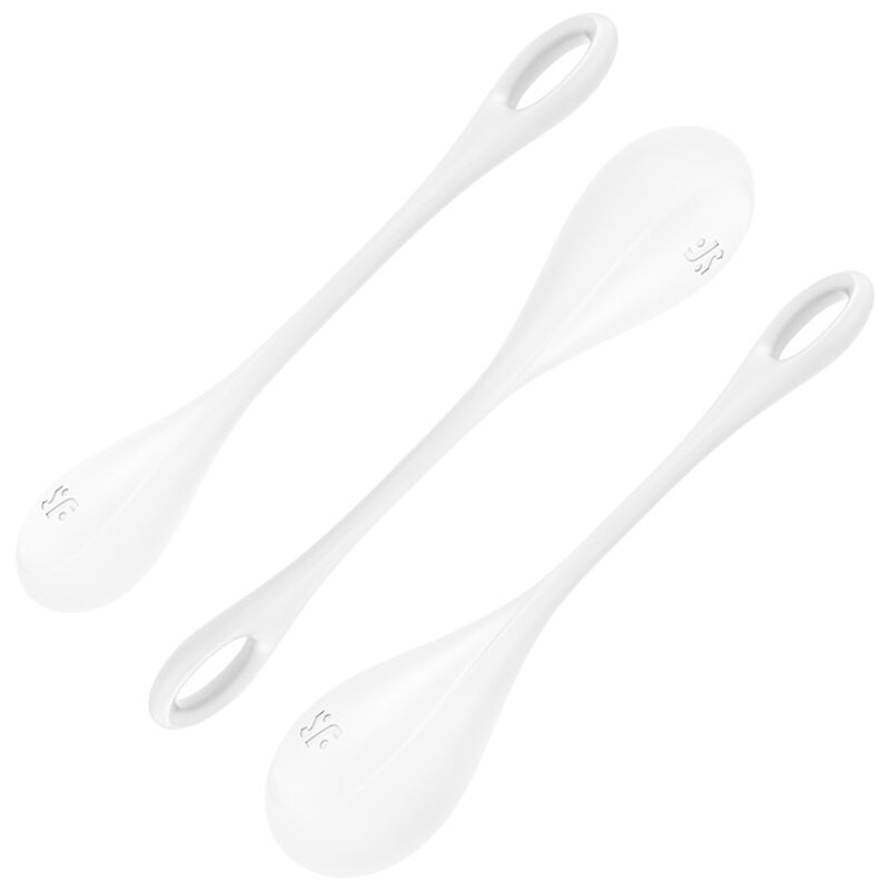 SATISFYER - YONI POWER 1 KIT DE TREINO BRANCO