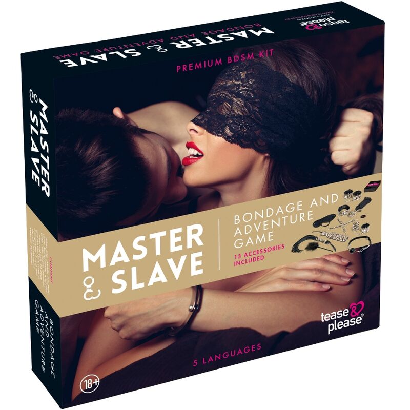 TEASE & PLEASE - JOGO 13 ACESSÓRIOS BONDAGE