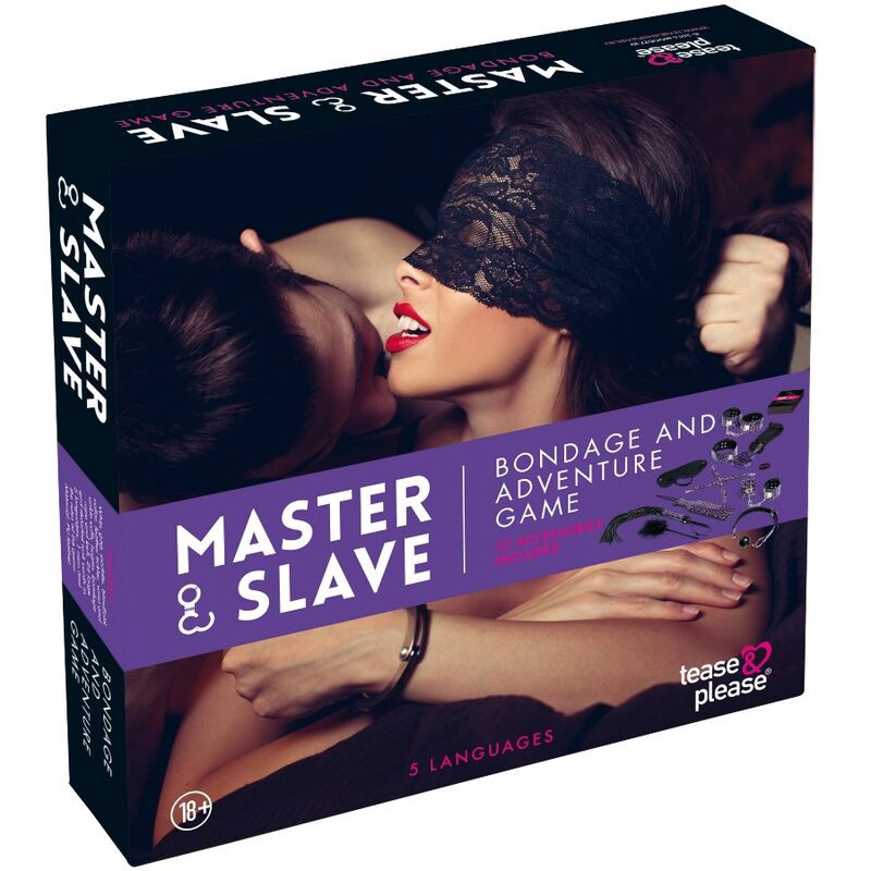 TEASE & PLEASE - JOGO 13 ACESSÓRIOS BONDAGE LILÁS