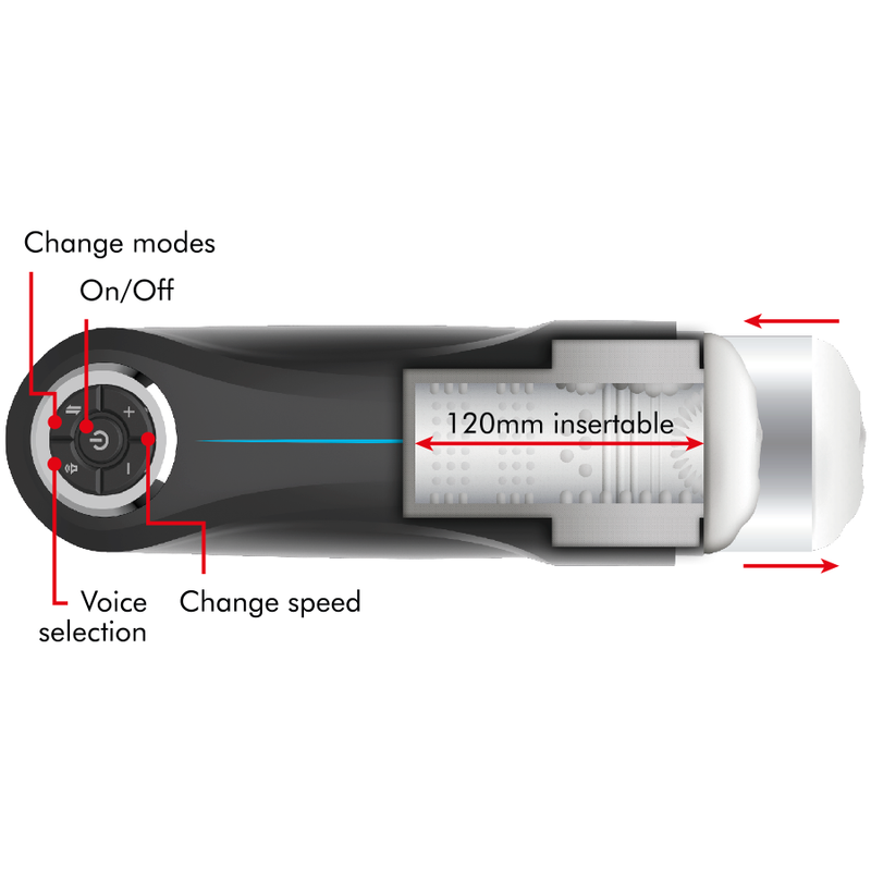 JAMYJOB - MILKER STROKER COM MOVIMENTO UP AND DOWN