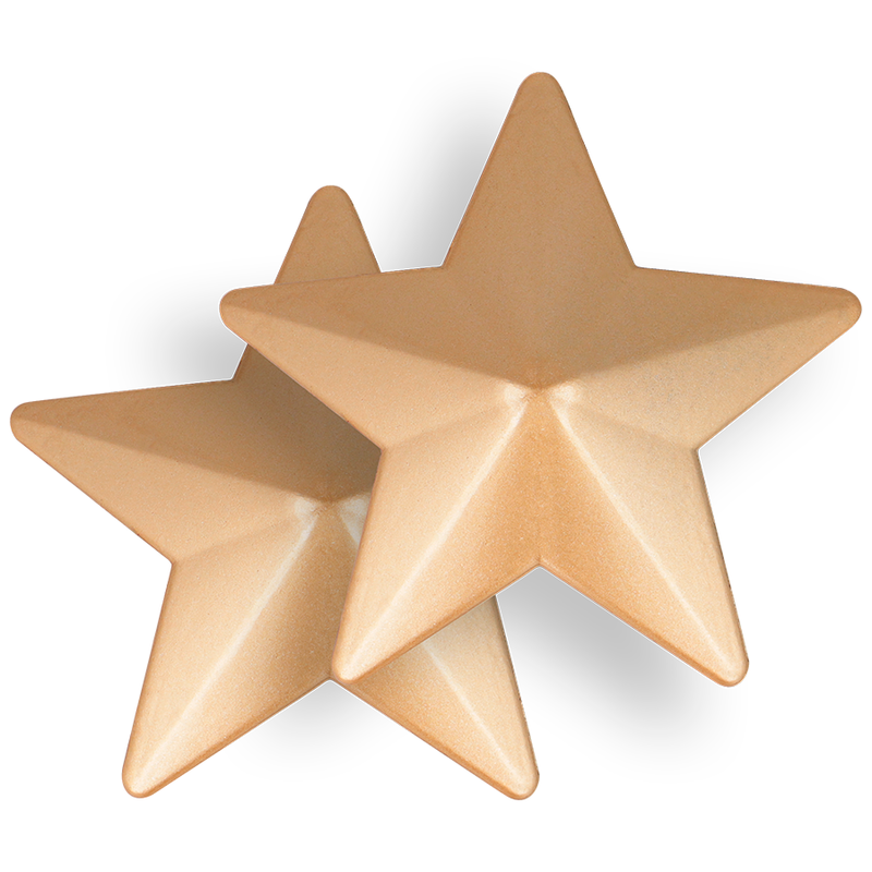 COQUETTE CHIC DESIRE - COBRE MAMILOS METAL ESTRELAS