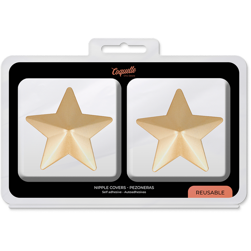 COQUETTE CHIC DESIRE - COBRE MAMILOS METAL ESTRELAS