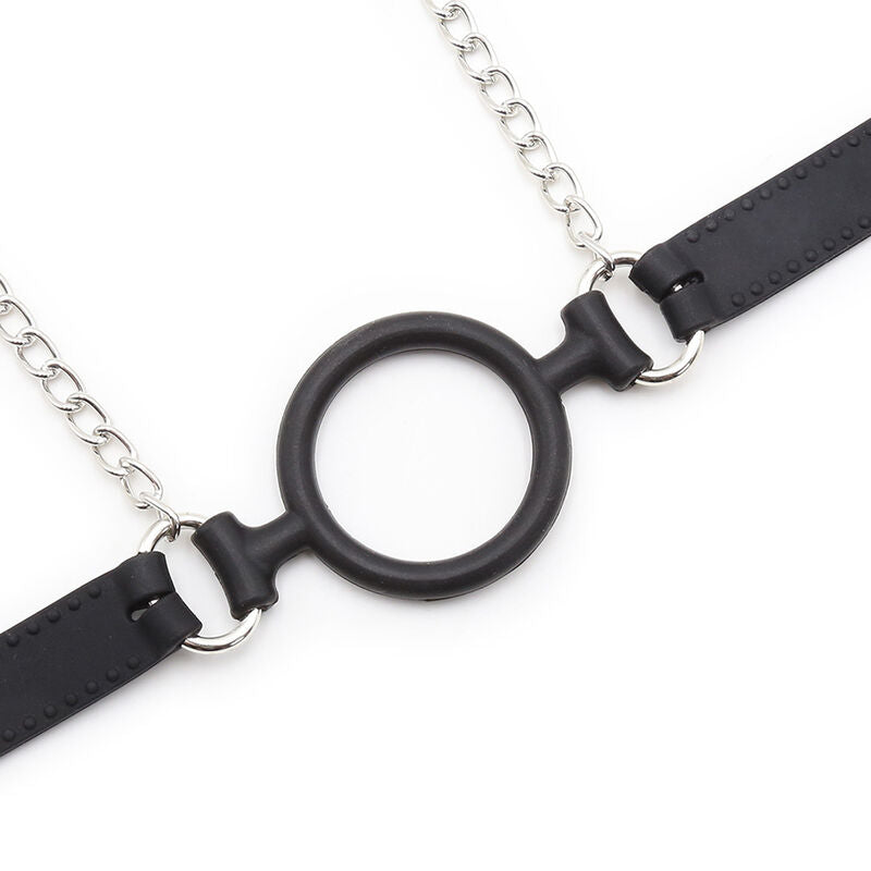 Ohmama Fetish - Ring Gag Com Correntes E Grampos De Bico