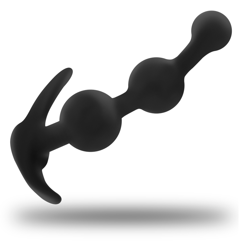 OHMAMA - PLUG ANAL EM SILICONE CURVADO 13 CM