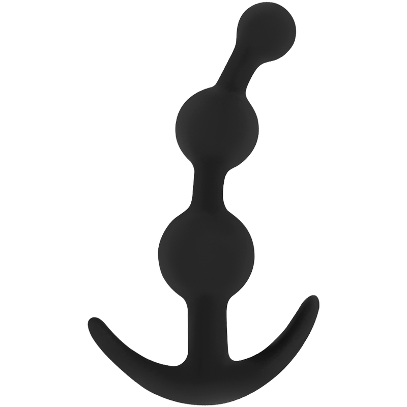 OHMAMA - PLUG ANAL EM SILICONE CURVADO 13 CM