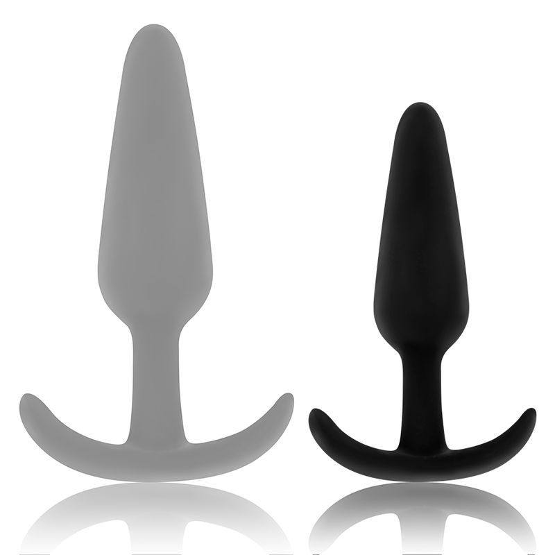 OHMAMA - PLUG ANAL EM SILICONE COM ASA PEQUENO