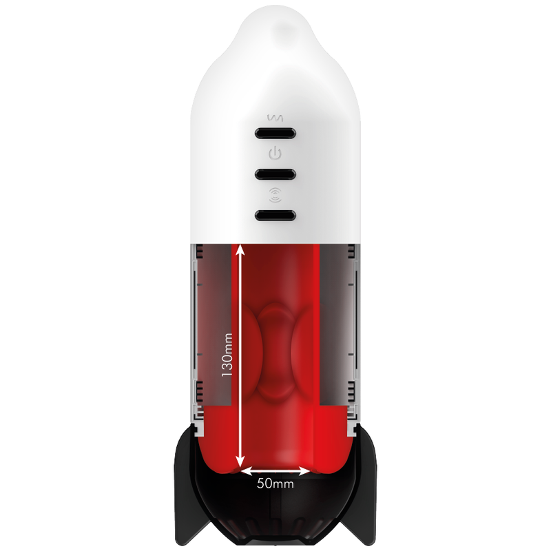 JAMYJOB - ROCKET MASTURBADOR TECNOLOGIA SOFT COMPRESSION E VIBRAÇÃO