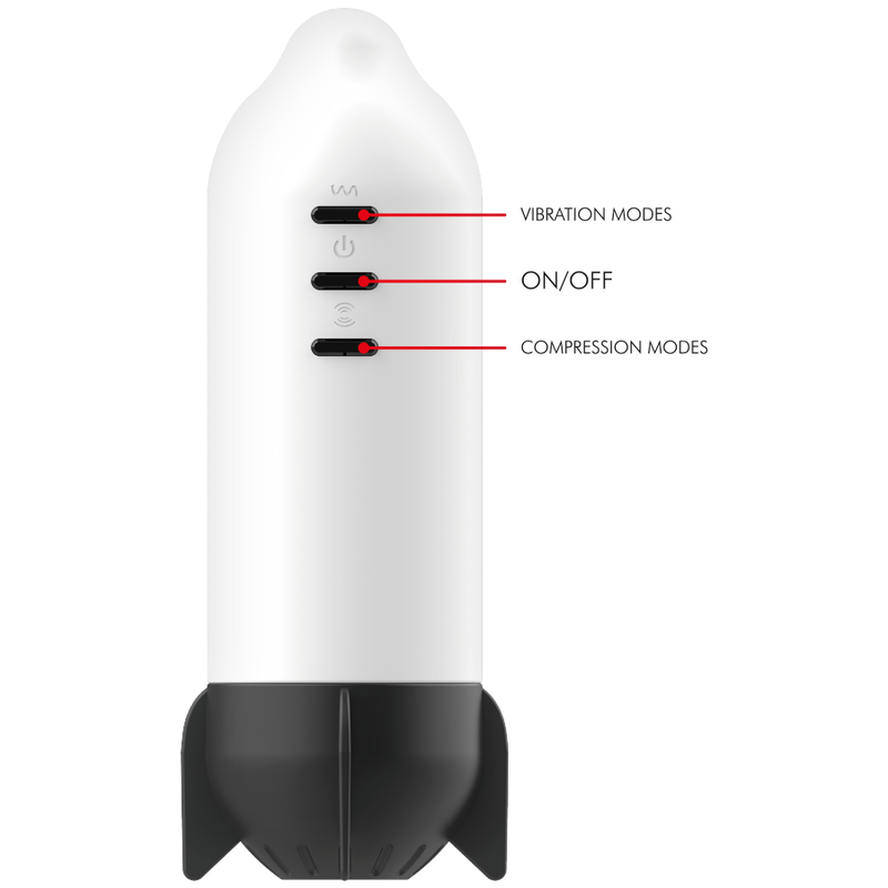 JAMYJOB - ROCKET MASTURBADOR TECNOLOGIA SOFT COMPRESSION E VIBRAÇÃO