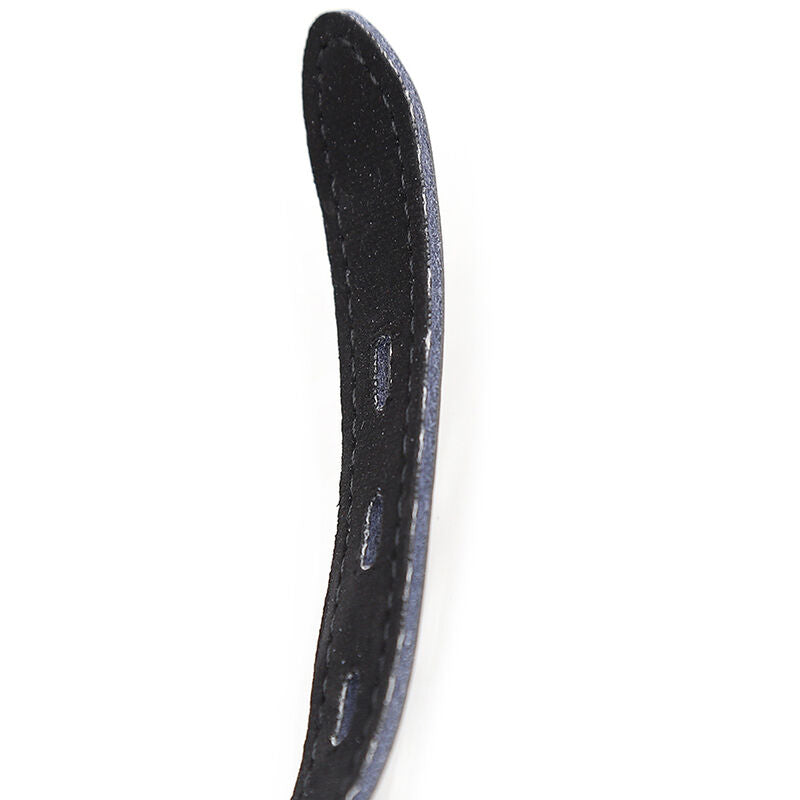 OHMAMA FETISH - MORDAÇA EM SILICONE COM CORREIA EM PELE (INCLUI CADEADO)