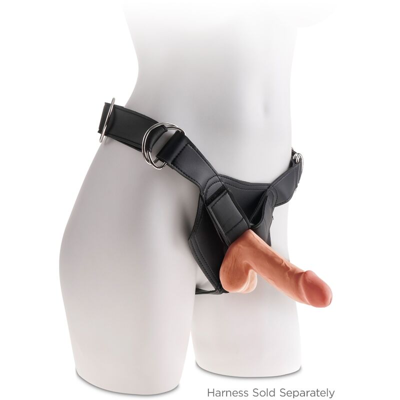 KING COCK - PLUS 3D DILDO COM TESTÍCULOS 17 CM