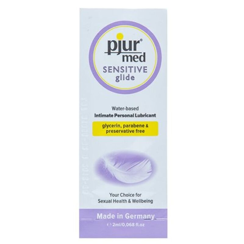 Pjur - Med Sensitive Glide Lubrificante  Base De Gua 2 Ml
