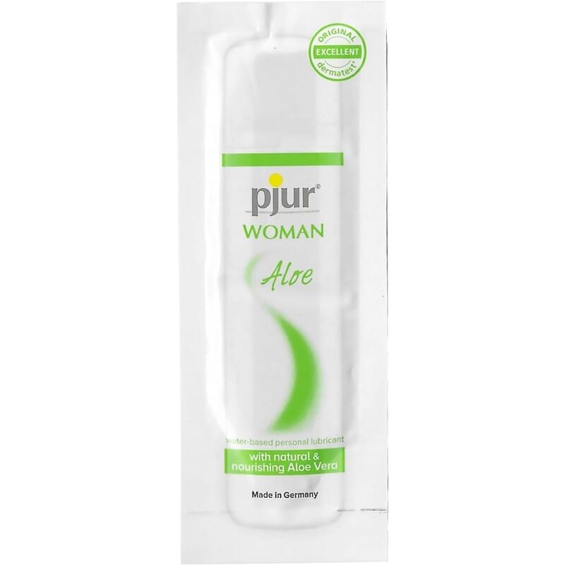 PJUR - WOMAN ALOE LUBRIFICANTE BASE ÁGUA 2 ML