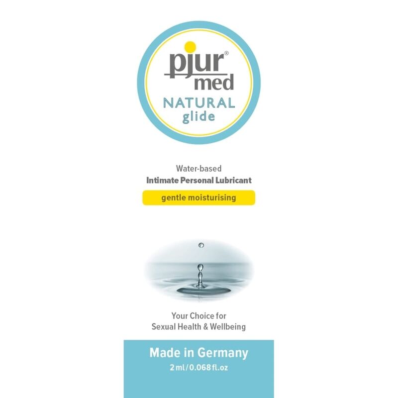 PJUR - MED NATURAL LUBRIFICANTE BASE ÁGUA 2 ML
