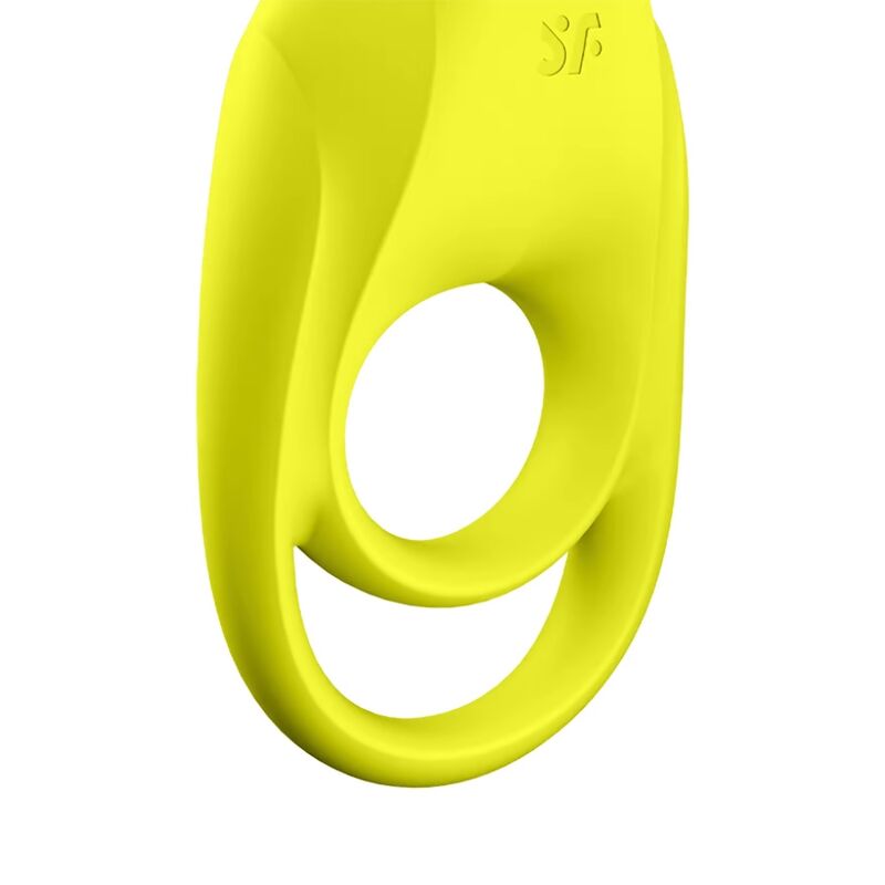 SATISFYER - SPECTACULAR DUO ANEL VIBRADOR AMARELO