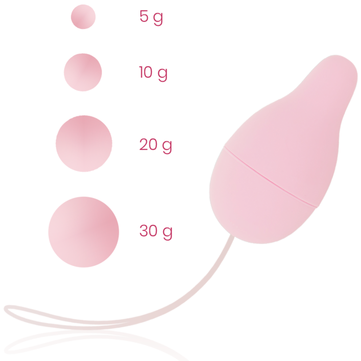 OHMAMA - TREINADOR DE SOLO PÉLVICO KEGEL COM PESOS