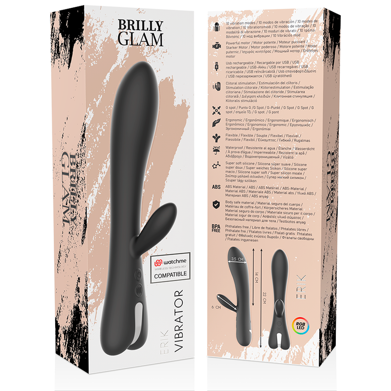 BRILLY GLAM - ERIK VIBRADOR COMPATÍVEL COM WATCHME WIRELESS TECHNOLOGY