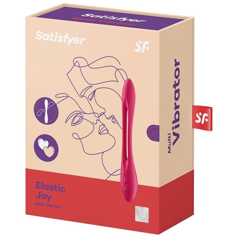 Satisfyer - Multi Vibrador Elastic Joy Vermelho