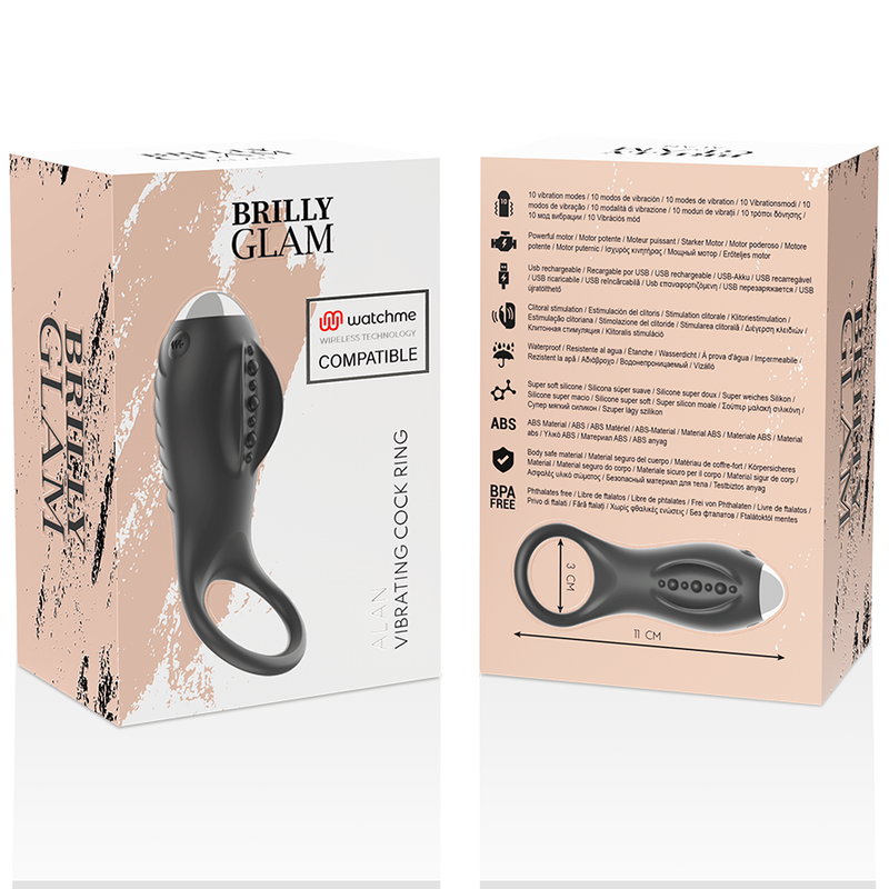 BRILLY GLAM - ALAN ANEL COMPATÍVEL COM WATCHME WIRELESS TECHNOLOGY