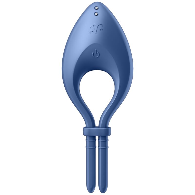 SATISFYER - BULLSEYE ANEL VIBRADOR APP AZUL