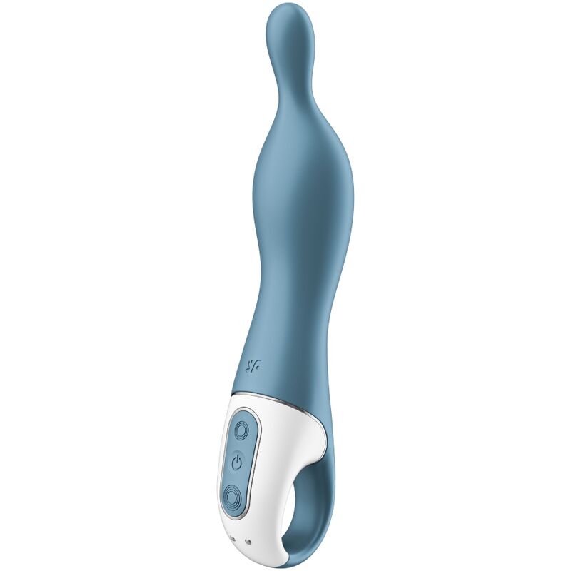 SATISFYER - AMAZING 1 VIBRADOR PONTO A AZUL