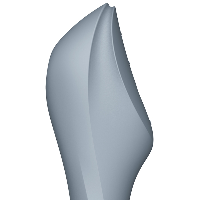 Satisfyer - Vibrador De Pulso De Ar Curvy Trinity 3 Cinza