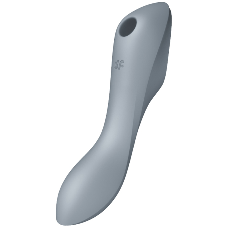 SATISFYER - VIBRADOR DE PULSO DE AR ​​CURVY TRINITY 3 CINZA