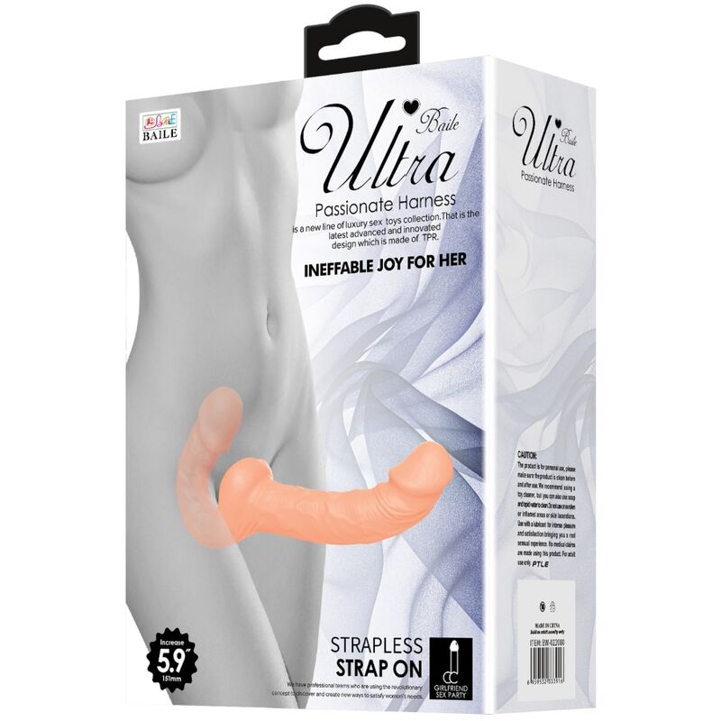 BAILE - ULTRA PASSIONATE ARNÊS DILDO COM ARNÊS SEM CINTAS