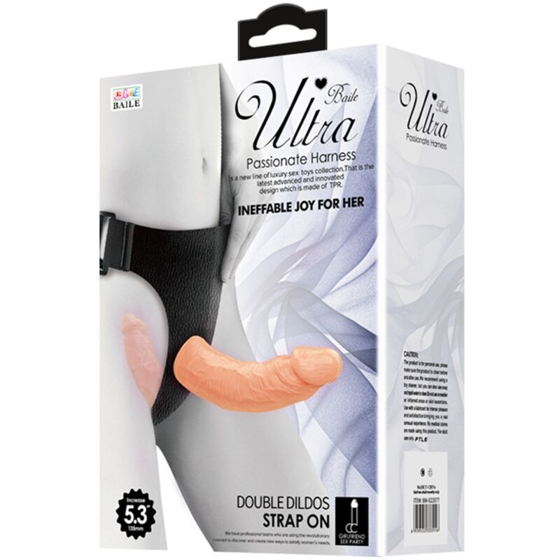 Baile - Ultra Apaixonado Dildos Duplos Com Arnês