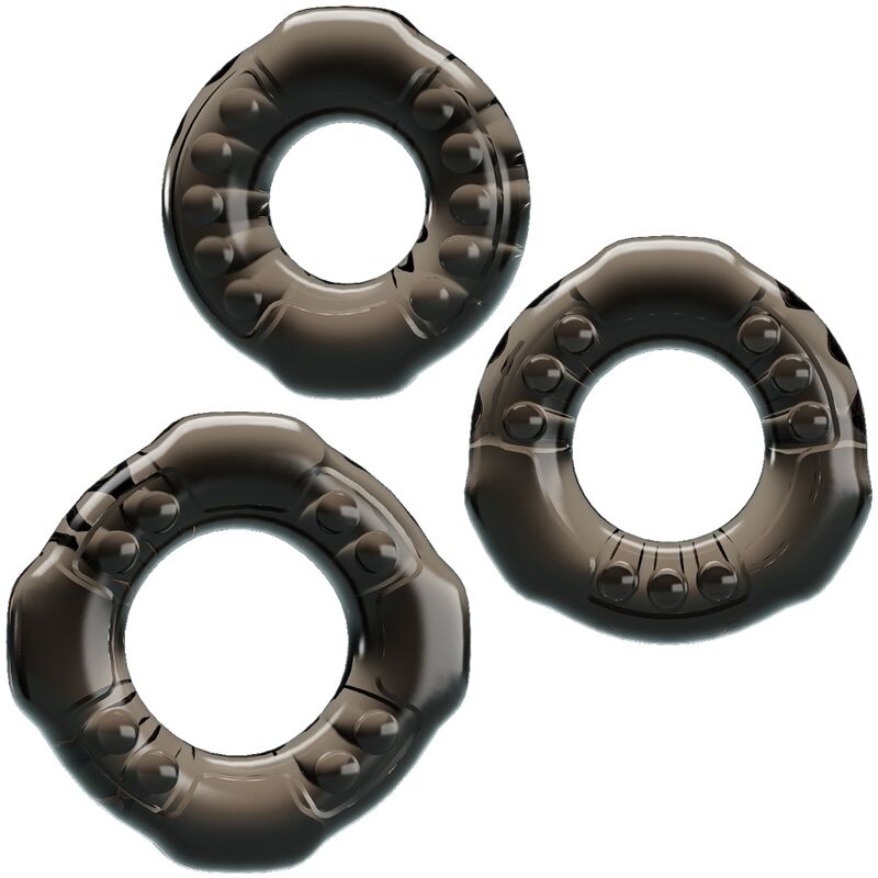 Baile - Cock Rings Yvonne Conjunto 3 Anéis Para Pénis