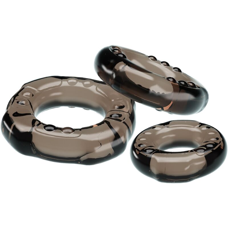 Baile - Cock Rings Yvonne Conjunto 3 Anéis Para Pénis