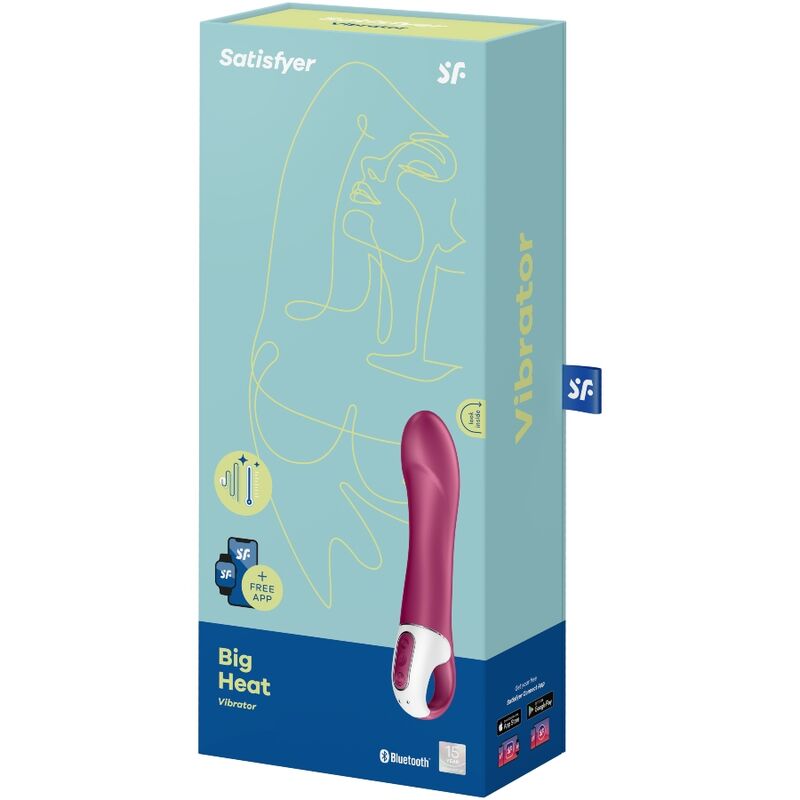 SATISFYER - BIG HEAT VIBRADOR PONTO G