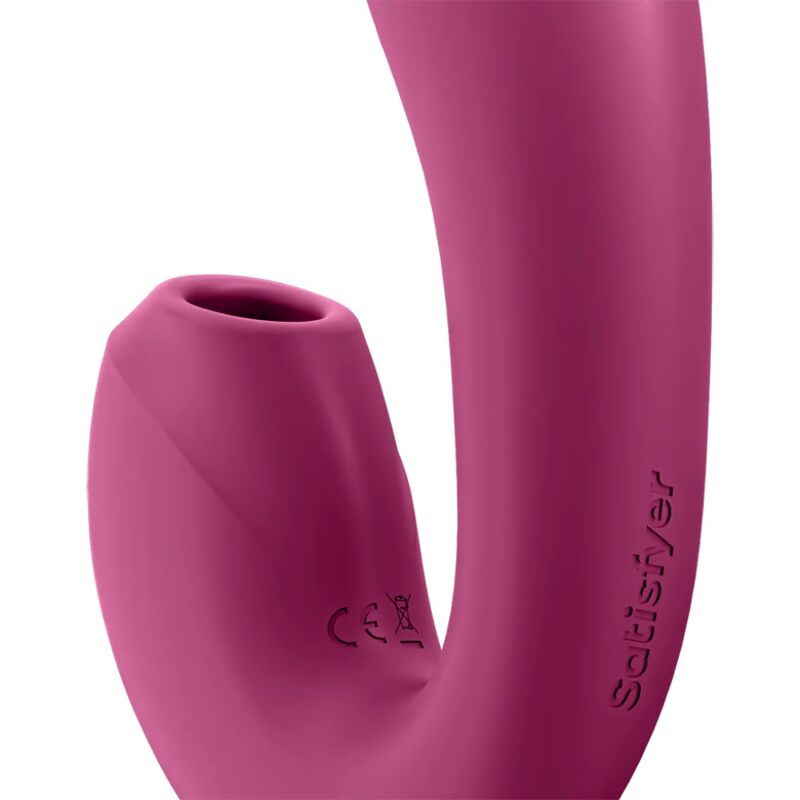 Satisfyer - Aplicativo Estimulador E Vibrador Sunray Vermelho
