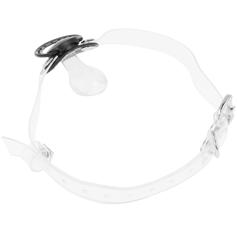 OHMAMA FETISH - MORDAÇA EM FORMA DE CHUPETA TRANSPARENTE