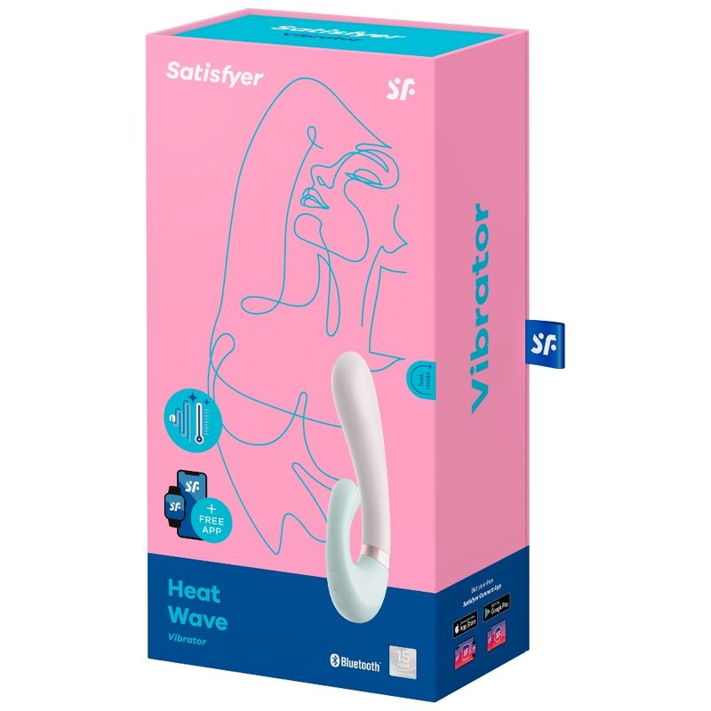SATISFYER - HEAT WAVE VIBRADOR COM APP ROSA