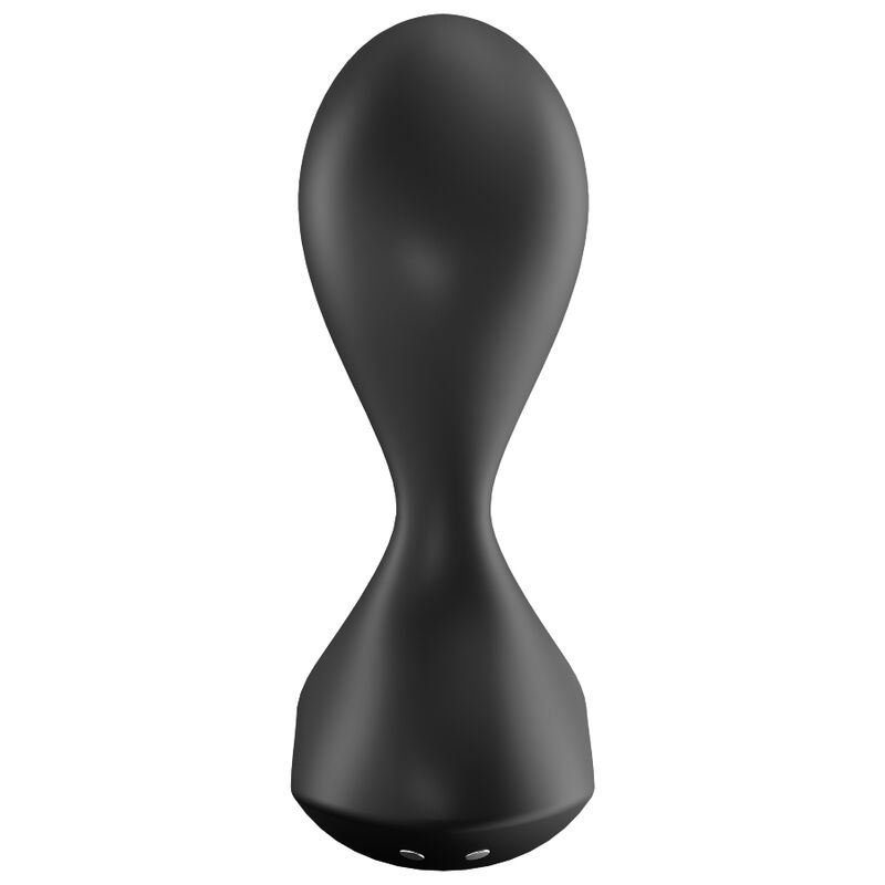 SATISFYER - SWEET SEAL PLUG COM VIBRAÇÃO E APP PRETO