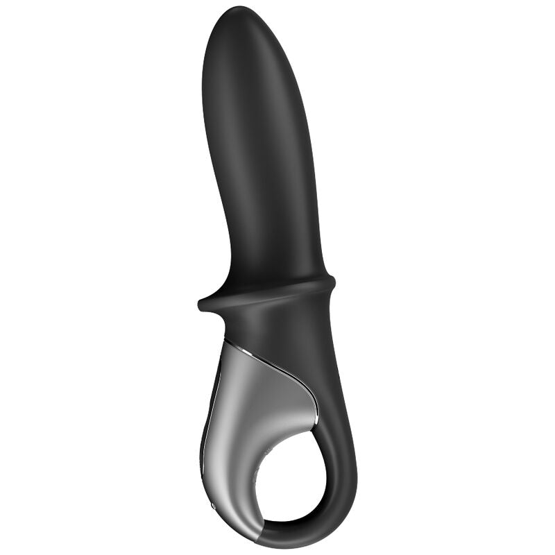 SATISFYER - HOT PASSION VIBRADOR ANAL APP PRETO