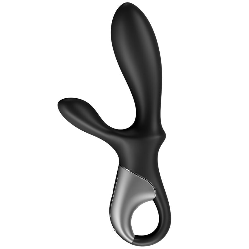SATISFYER - HEAT CLIMAX+ VIBRADOR ANAL APP PRETO