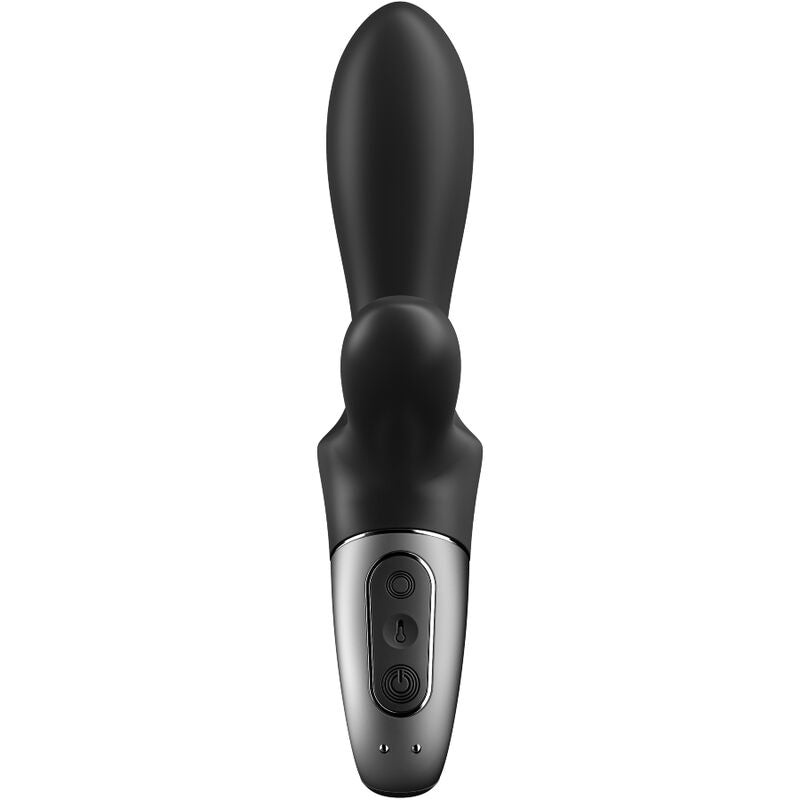 SATISFYER - HEAT CLIMAX+ VIBRADOR ANAL APP PRETO
