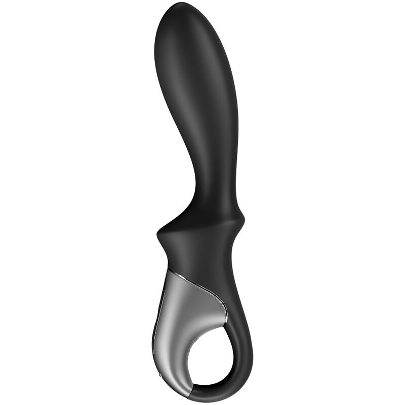 SATISFYER - HEAT CLIMAX VIBRADOR ANAL APP PRETO