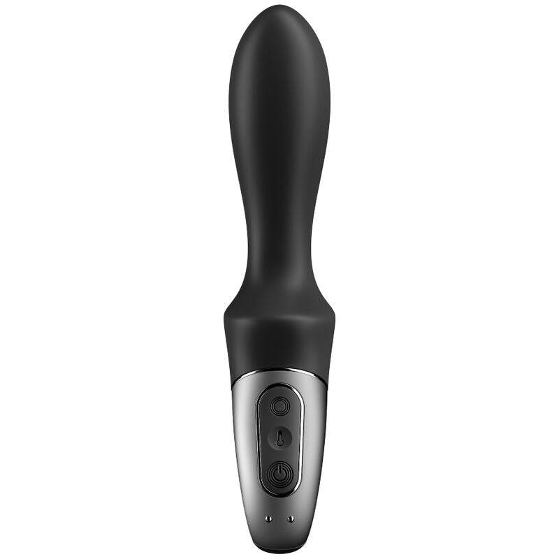 SATISFYER - HEAT CLIMAX VIBRADOR ANAL APP PRETO