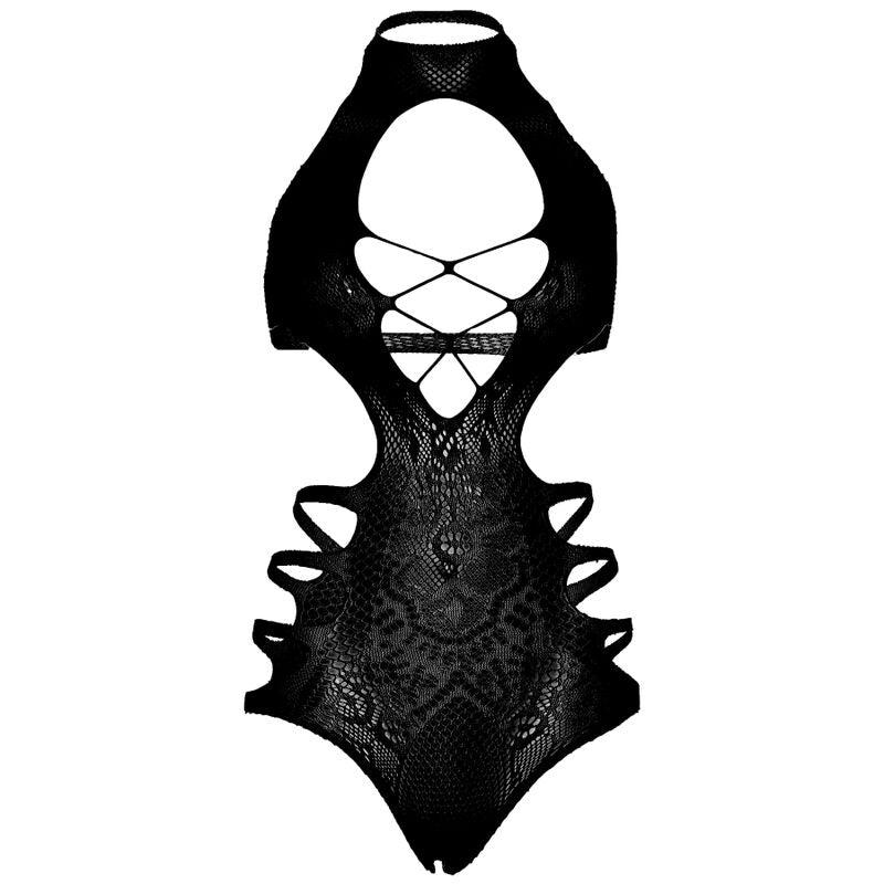 Leg Avenue - Corte Strappy Bodysuit Tamanho Único - Preto