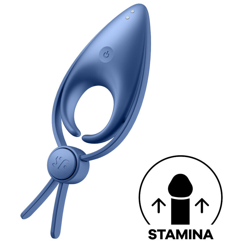 SATISFYER - SNIPER ANEL VIBRADOR AZUL