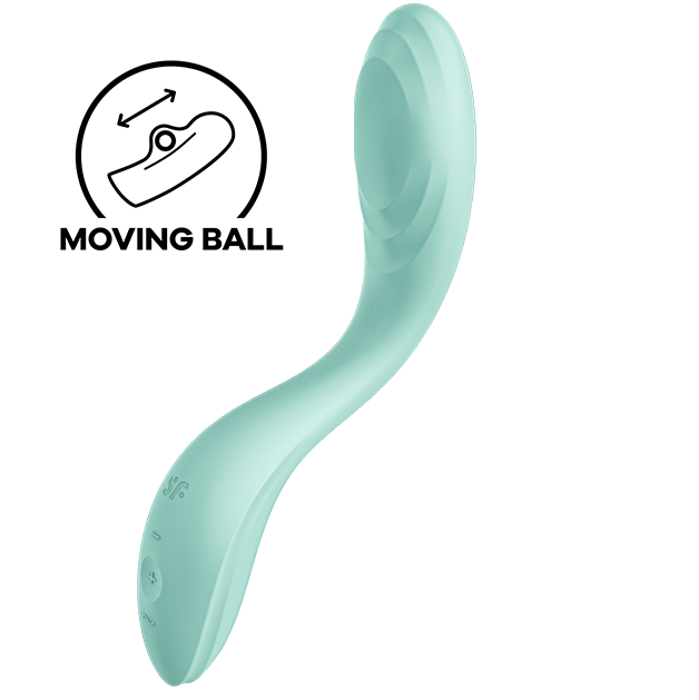 SATISFYER - RRROLLING PLEASURE VIBRADOR PONTO G VERDE