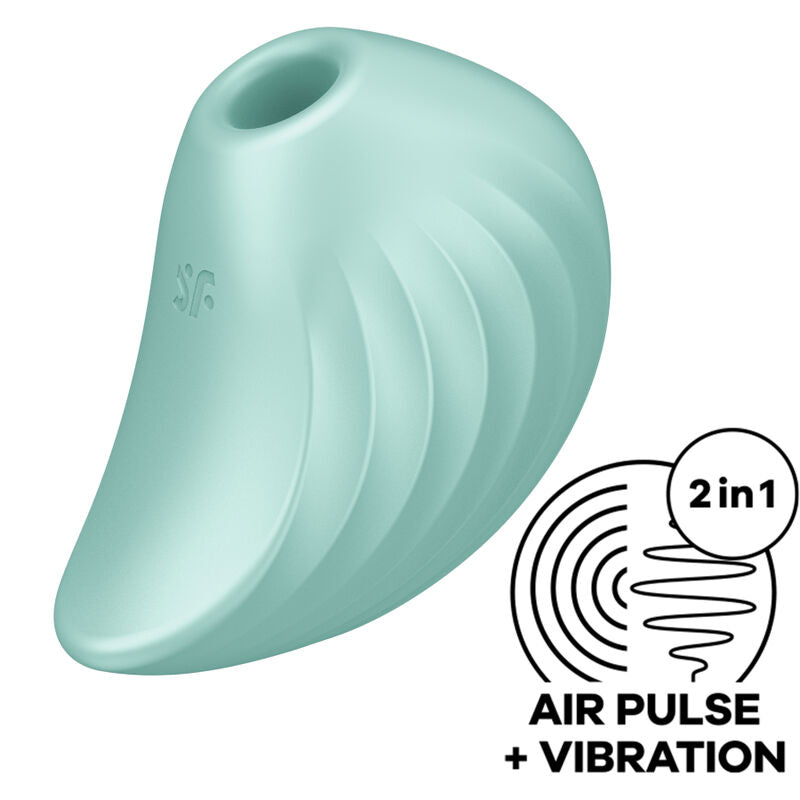 SATISFYER - PEARL DIVER ESTIMULADOR E VIBRADOR VERDE