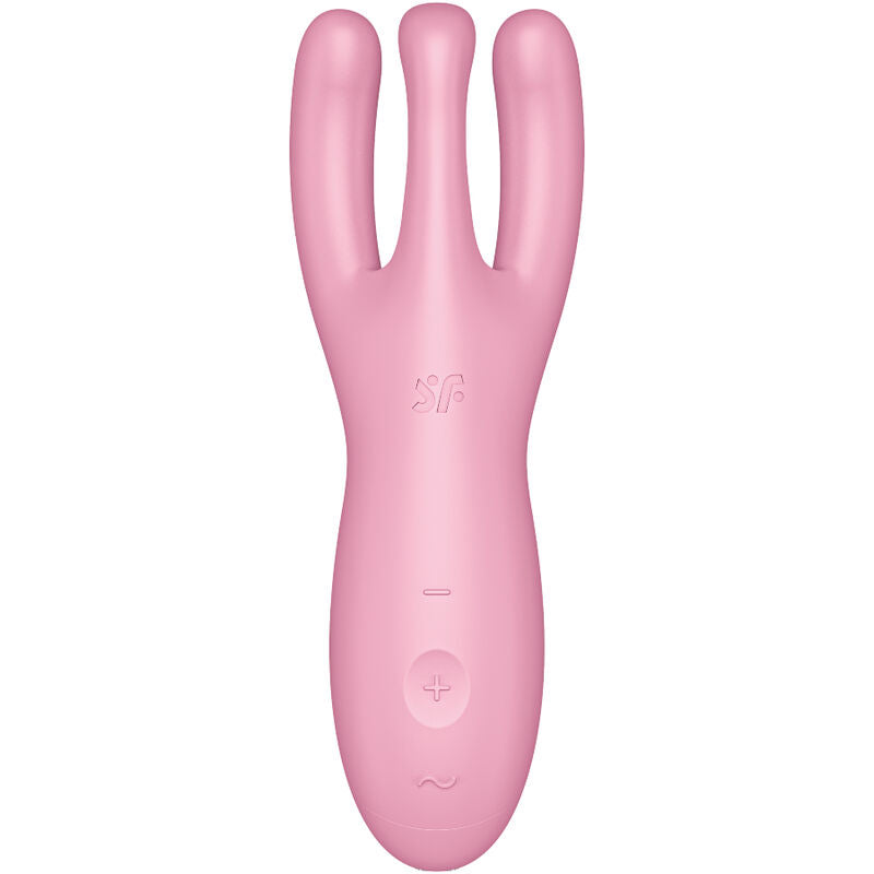 SATISFYER - APP VIBRADOR THREESOME 4 AZUL